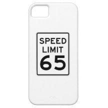 Speed Limit 65 MPH Sign iPhone 5 Cases