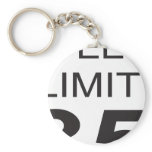 Speed Limit Keychain