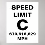 Speed of Light Posters