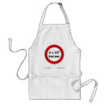 Speed of Light Sign Apron