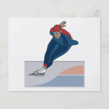 speed skater full colour flyer