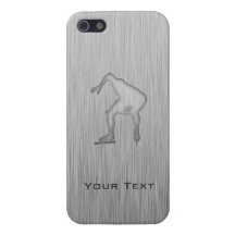 Speed Skater; Metal-look Case For The iPhone 5