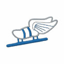 Speed Skating Logo embroidered shirts