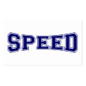Speed University Style business cards