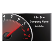 Speedometer Business Card