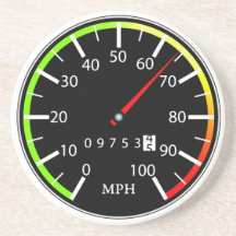 Speedometer Drink Coasters