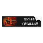 SPEEDTHRILLS!! BUMPER STICKERS
