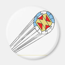SPEEDY BALL REFRIGERATOR MAGNET