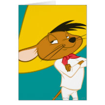 Speedy Gonzales Confident Colour Greeting Card