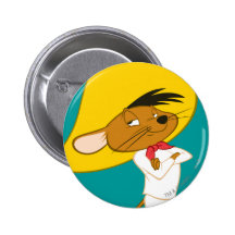 Speedy Gonzales Confident Colour Pinback Button
