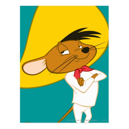 Speedy Gonzales Confident Colour Post Card
