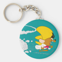 Speedy Gonzales Running in Colour Key Chains