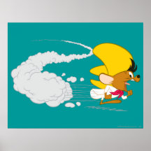 Speedy Gonzales Running in Colour Posters