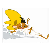 Speedy Gonzales Stopping Colour Post Cards