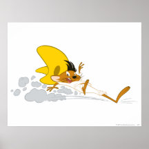 Speedy Gonzales Stopping Colour Print