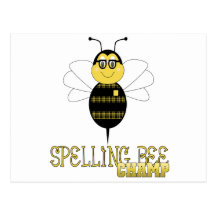 Spelling Bee Champ Postcard
