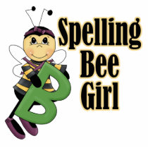 spelling bee girl bumble bee cartoon photo cut out