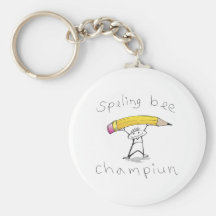 Spelling bee key chains