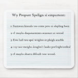 Spelling Mouse Pad mousepads