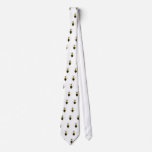 SpellingBee Bumble Bee Tiling Neck Tie
