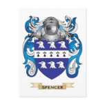 Spencer Coat of Arms (Family Crest) Post Cards