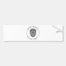 Spetsnaz Alfa Bumper Stickers