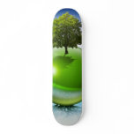 Sphere tree -  ecology concept skateboards