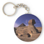 Sphinx and Pyramids at Giza Cairo Egypt keychains