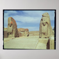 Sphinx gate, 1450-1200 BC Print
