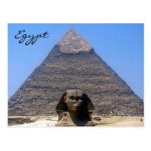 sphinx khafre post card