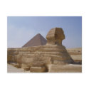 sphinx pyramid postcards