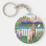 Sphynx Cat 1 - Garden Shore Keychain