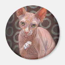 Sphynx Sphinx Cat Jack Fridge Magnets
