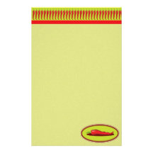 Spicy Chef Chilli Pepper Stationery