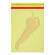 Spicy Chef Chilli Pepper Stationery