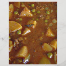 Spicy Mixed vegetables curry Personalized Flyer