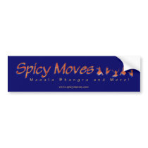 Spicy Moves Bumper Sticker