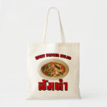 Spicy Papaya Salad [Som Tam] Photo Canvas Bags
