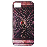 SPIDER AND WEB Red Ruby Black