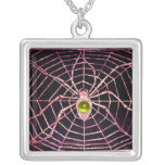 SPIDER AND WEB Yellow Topaz Black Jewelry