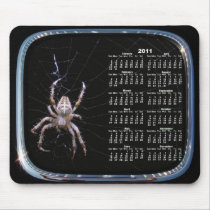 Spider Calendar framed~ mousepad