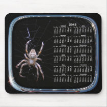 Spider Calendar framed~ mousepad