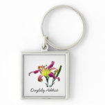 Spider Daylily Personalised Key Chain keychains