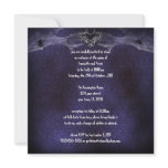 Spider Heart Gothic Vampire Invitation