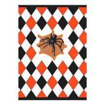 Spider In Web Halloween Announcements