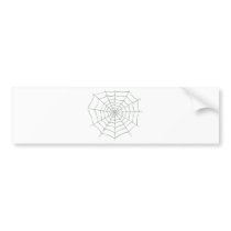 Spider net bumper stickers