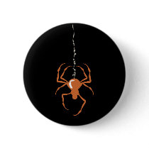 Spider on Strand (Orange) Buttons