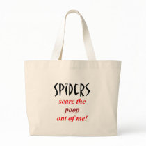 Spider Phobia Tote Bags