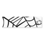 Spider Web bumper stickers