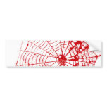 Spider Web The MUSEUM Zazzle Red Web bumper stickers